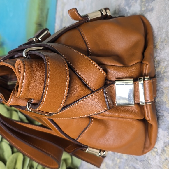 LK BENNETT Medium  Brown Anna Leather Handbag - Picture 5 of 16